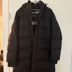 Aritzia Super Puff Long - Black